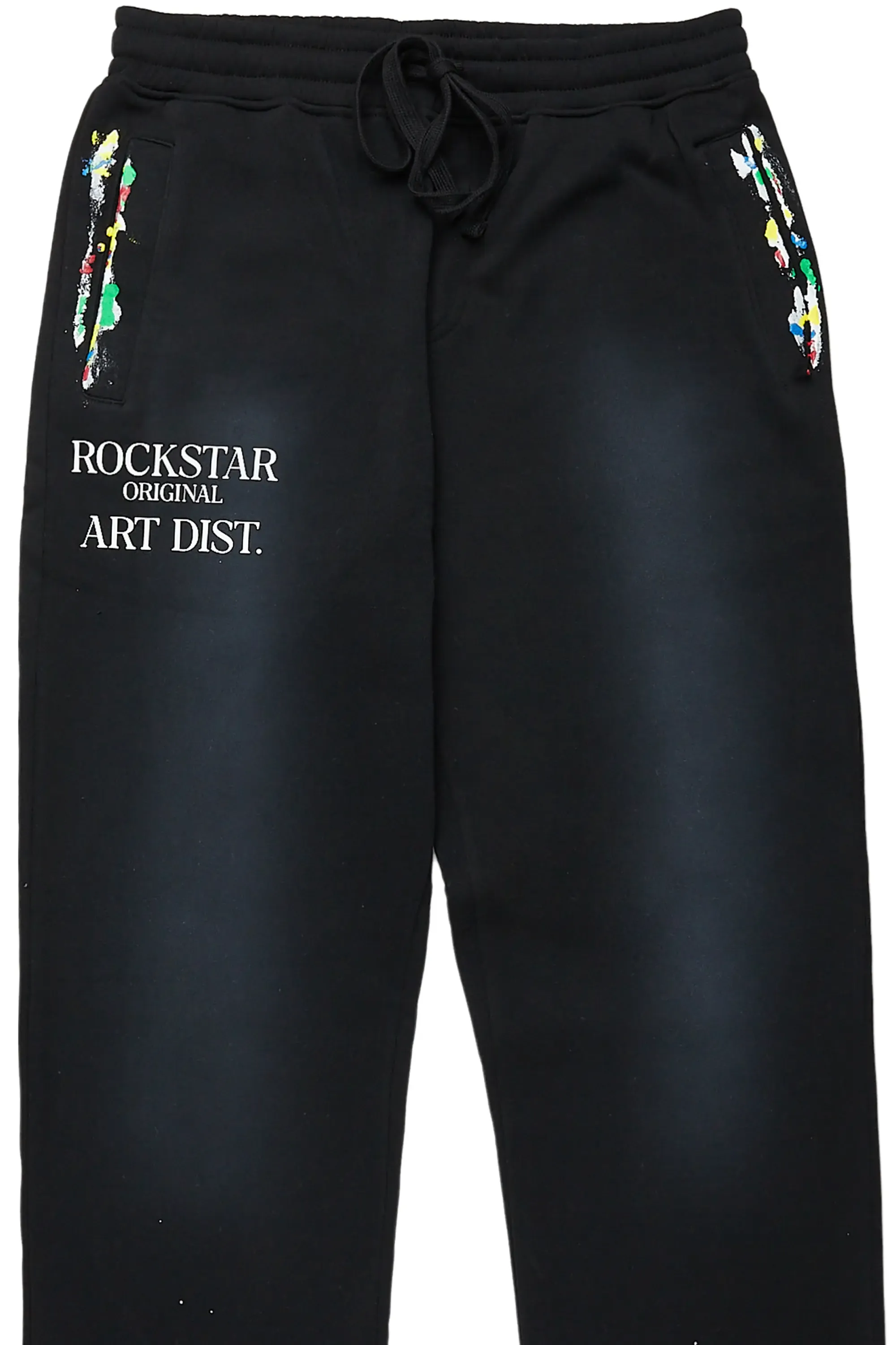 Alix Black Baggy Fit Sweatpants