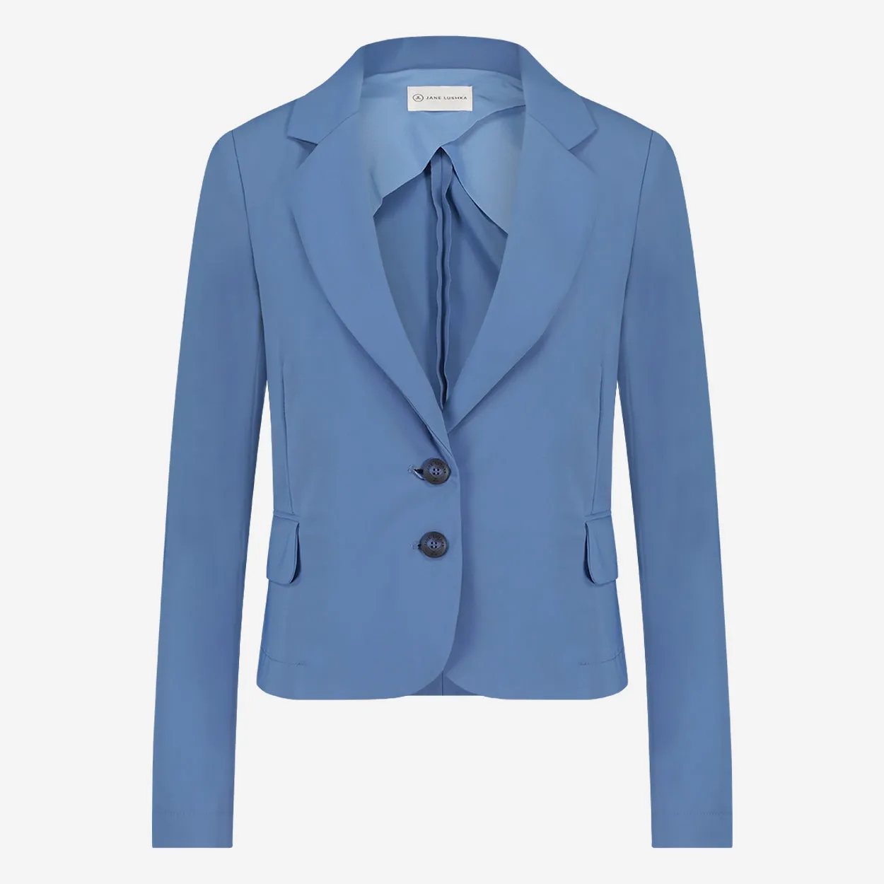 Atina Blazer Technical Jersey | Mid Blue