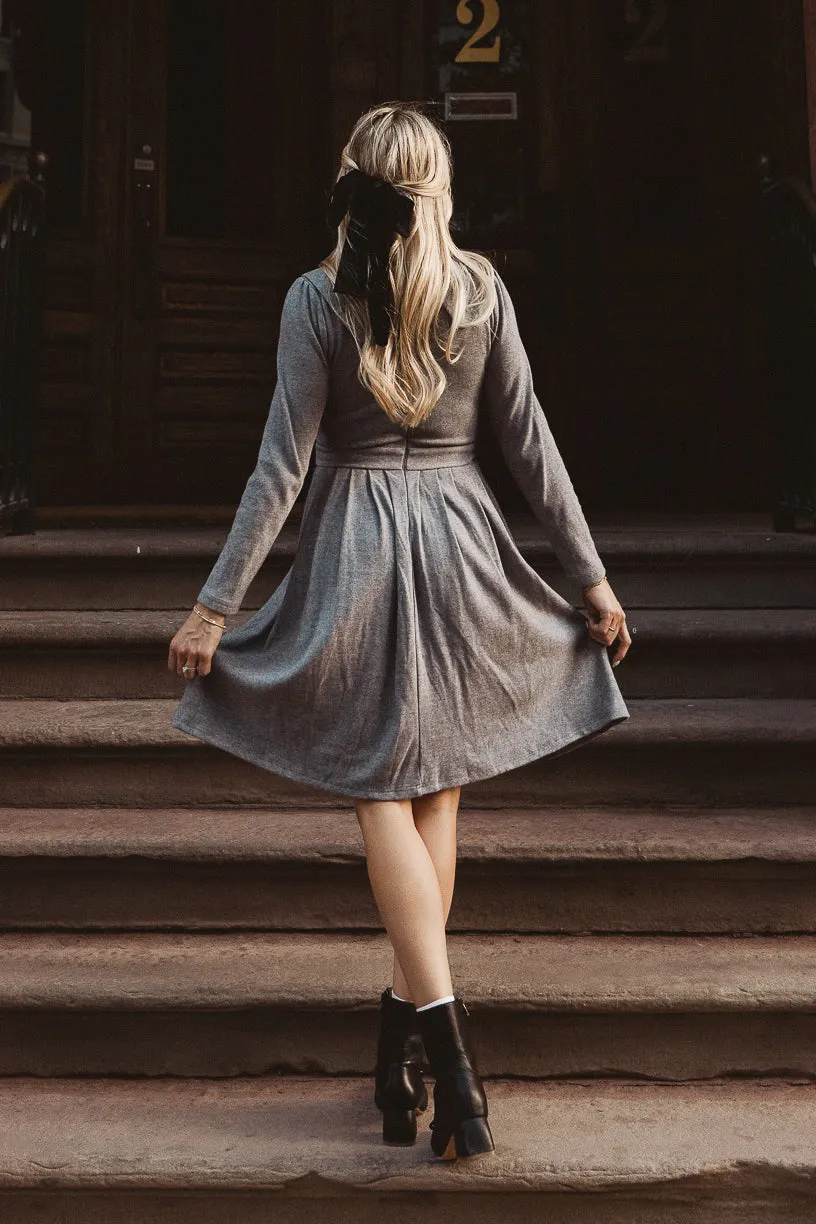 Beau Dress in Gray - FINAL SALE