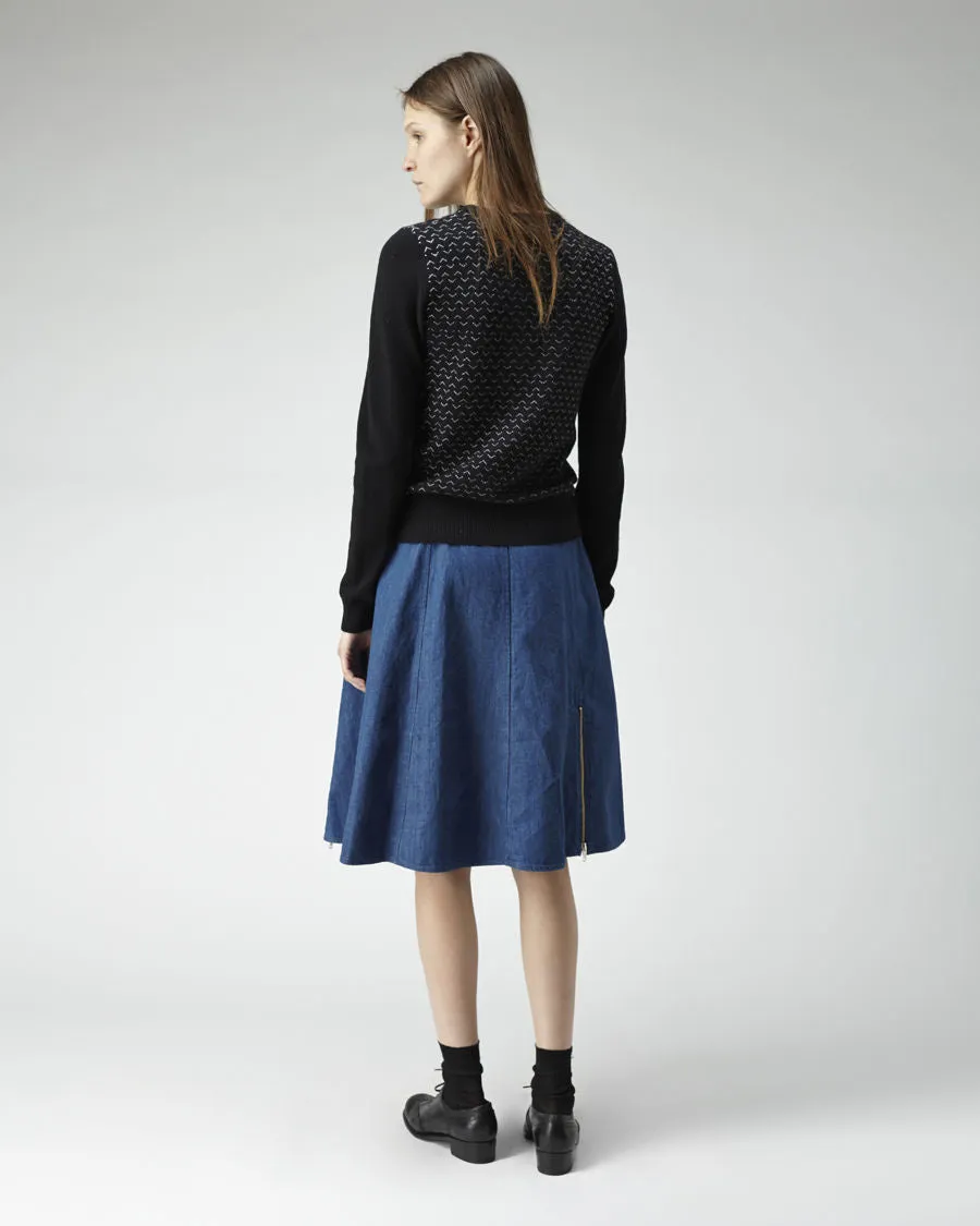 Cashmere Jacquard Pullover