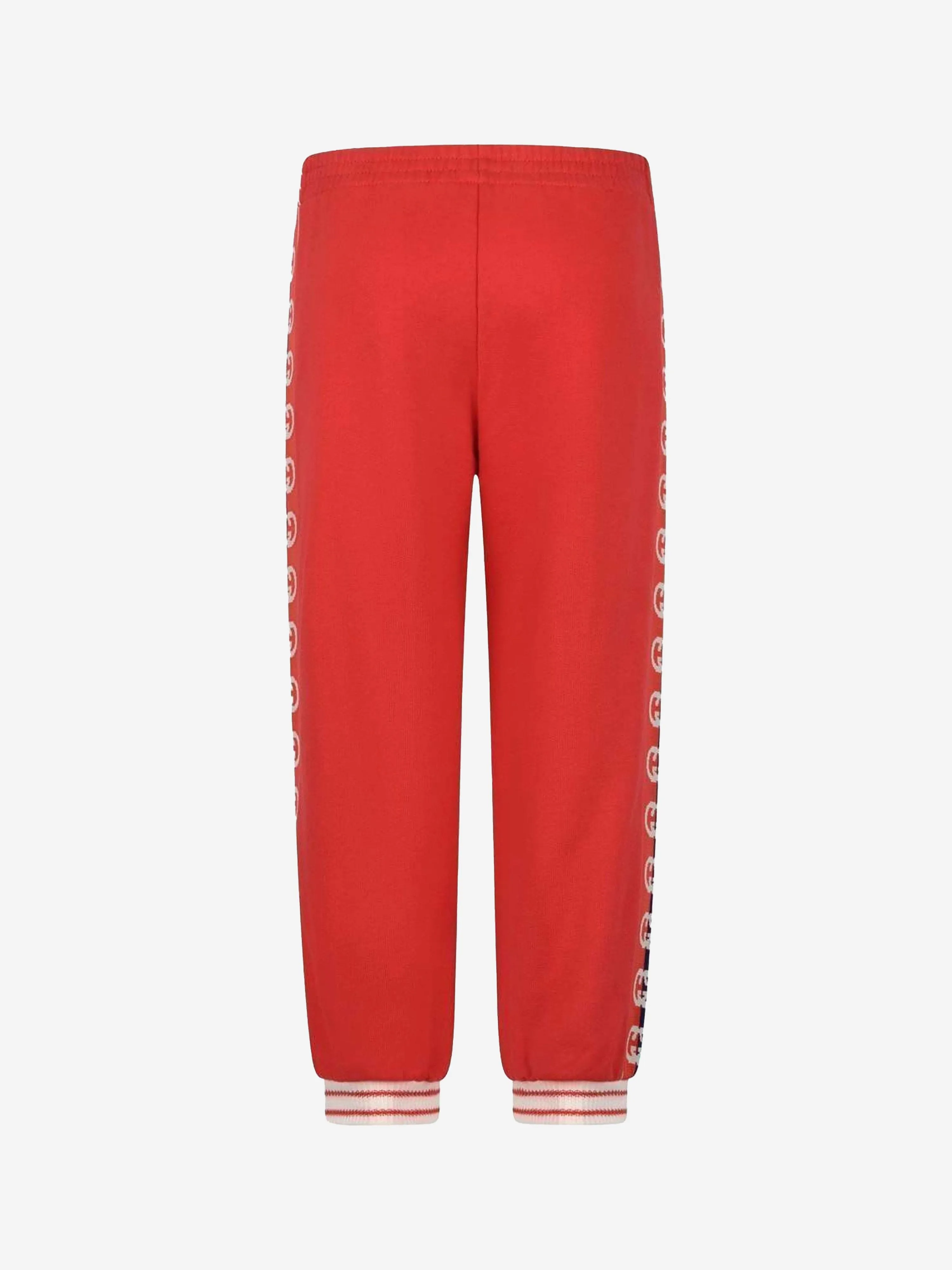 Gucci Kids Joggers - Cotton GG Trim Joggers