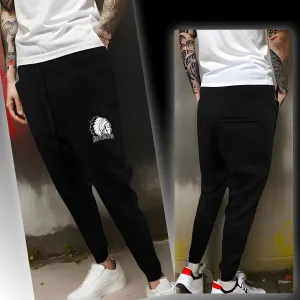 ^HUSTLE GANG^ (BLACK) ~SIMPLE CHIEF~ JOGGER SWEATPANTS