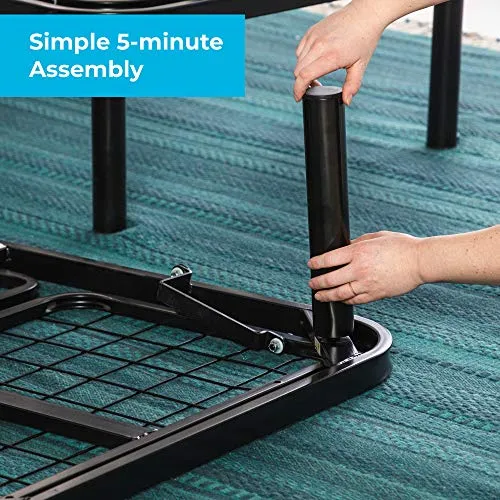 LINENSPA Adjustable Bed Base - Motorized Head and Foot Incline - Quick and Easy Assembly