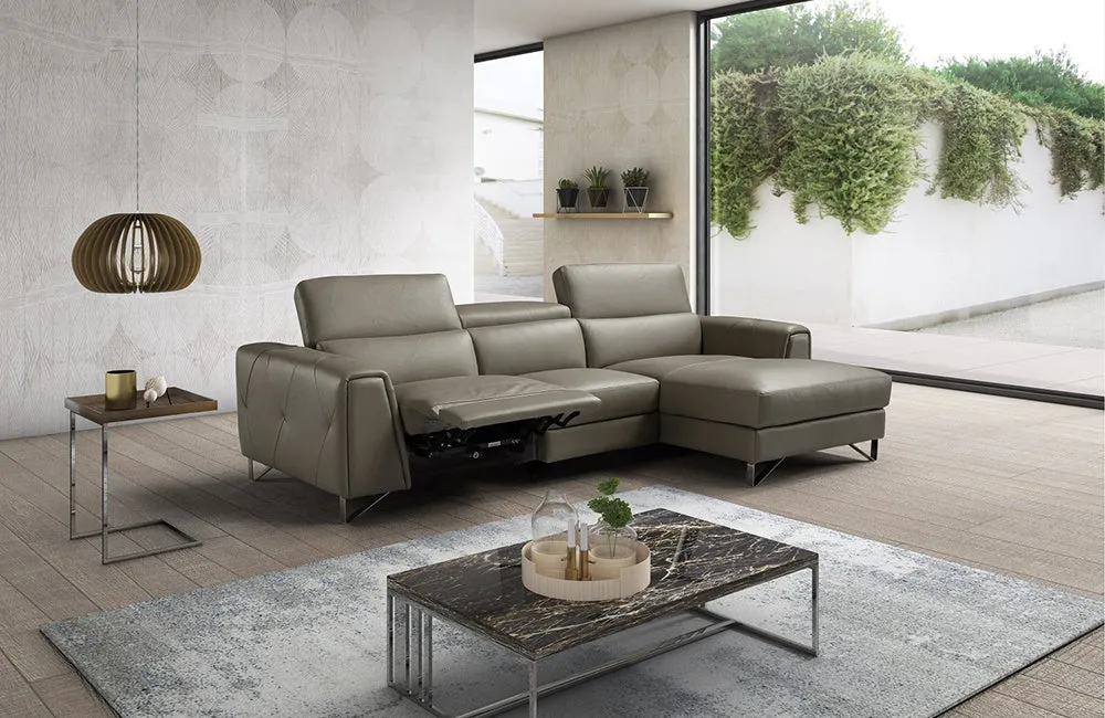 Magic Reclining Leather Sectional