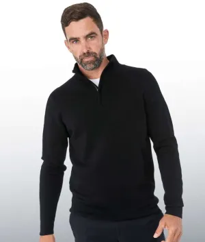 Mens Barkers Highlander ZQ Merino Zip Pullover