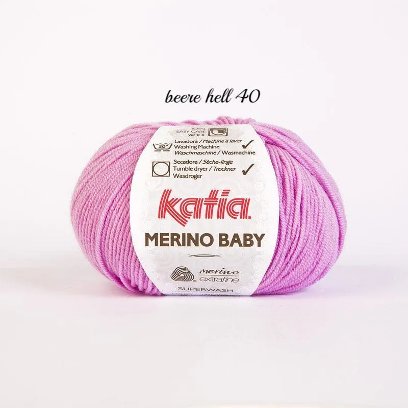 Merino Baby von KATIA 100% Schurwolle weich für Pullover und Jacken stricken