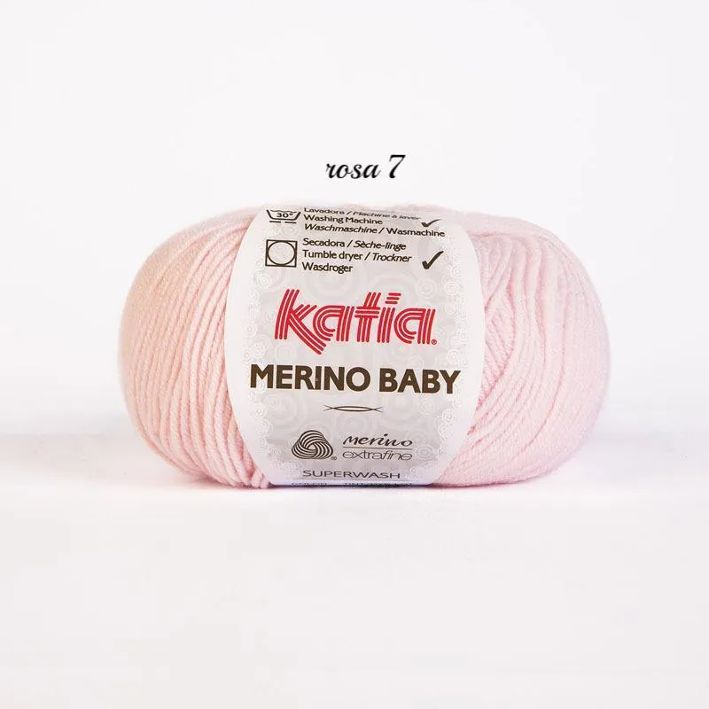 Merino Baby von KATIA 100% Schurwolle weich für Pullover und Jacken stricken