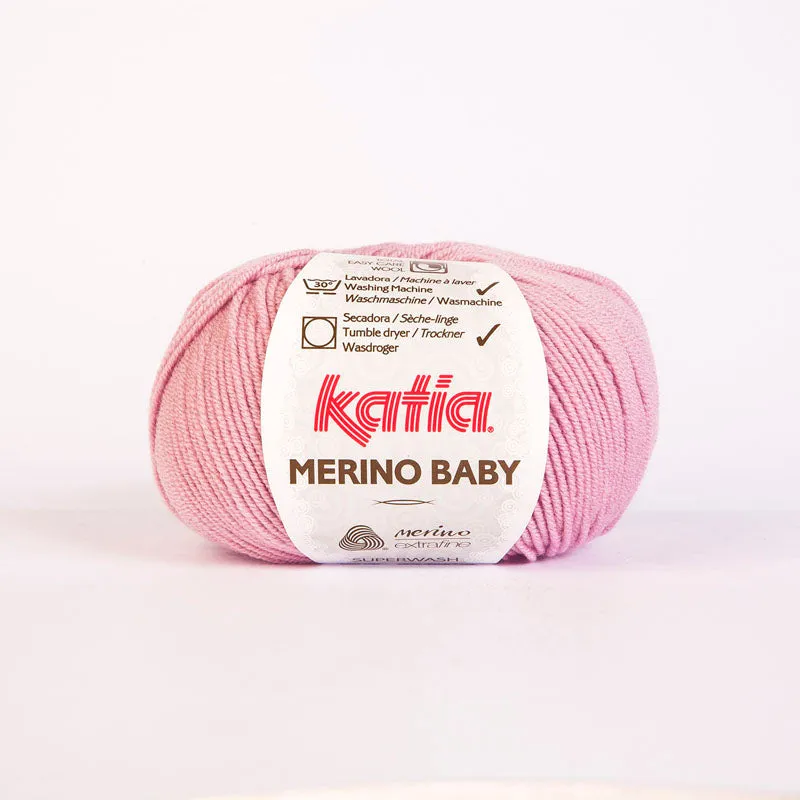 Merino Baby von KATIA 100% Schurwolle weich für Pullover und Jacken stricken