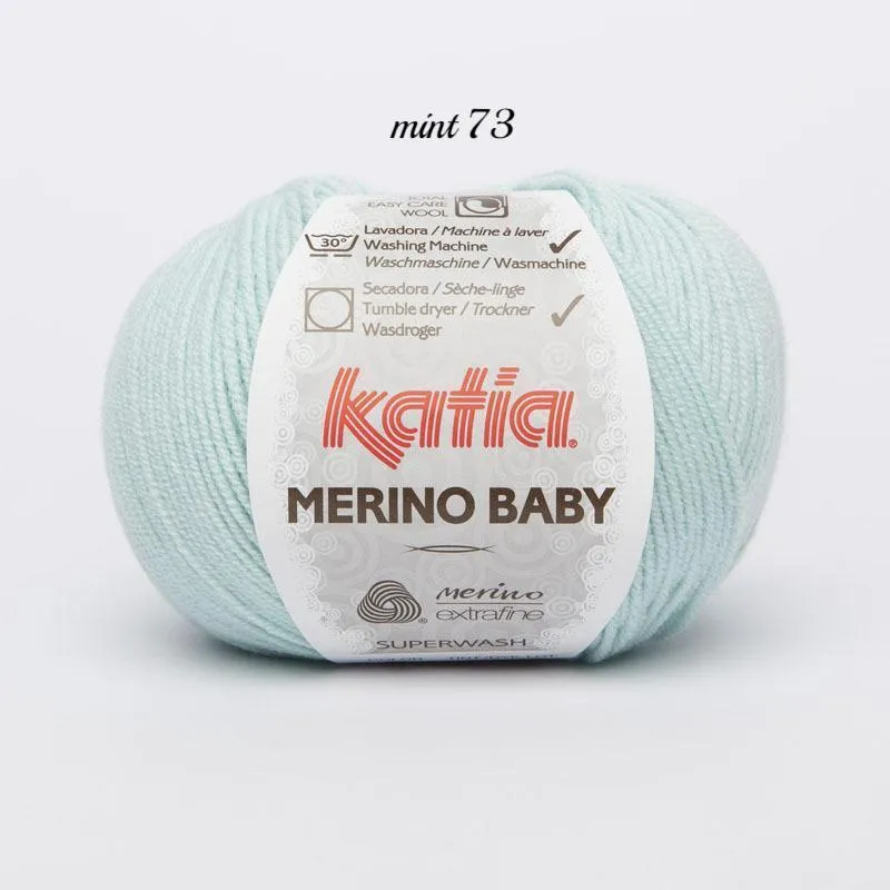 Merino Baby von KATIA 100% Schurwolle weich für Pullover und Jacken stricken