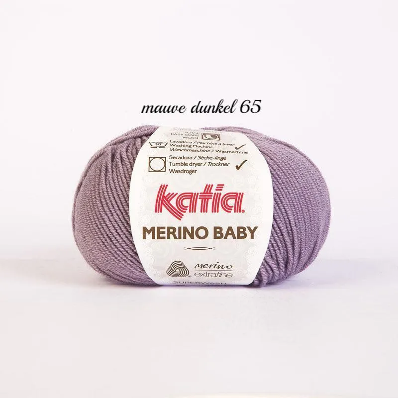 Merino Baby von KATIA 100% Schurwolle weich für Pullover und Jacken stricken