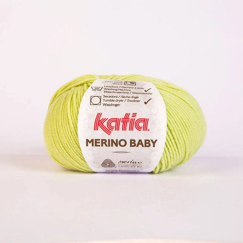 Merino Baby von KATIA 100% Schurwolle weich für Pullover und Jacken stricken