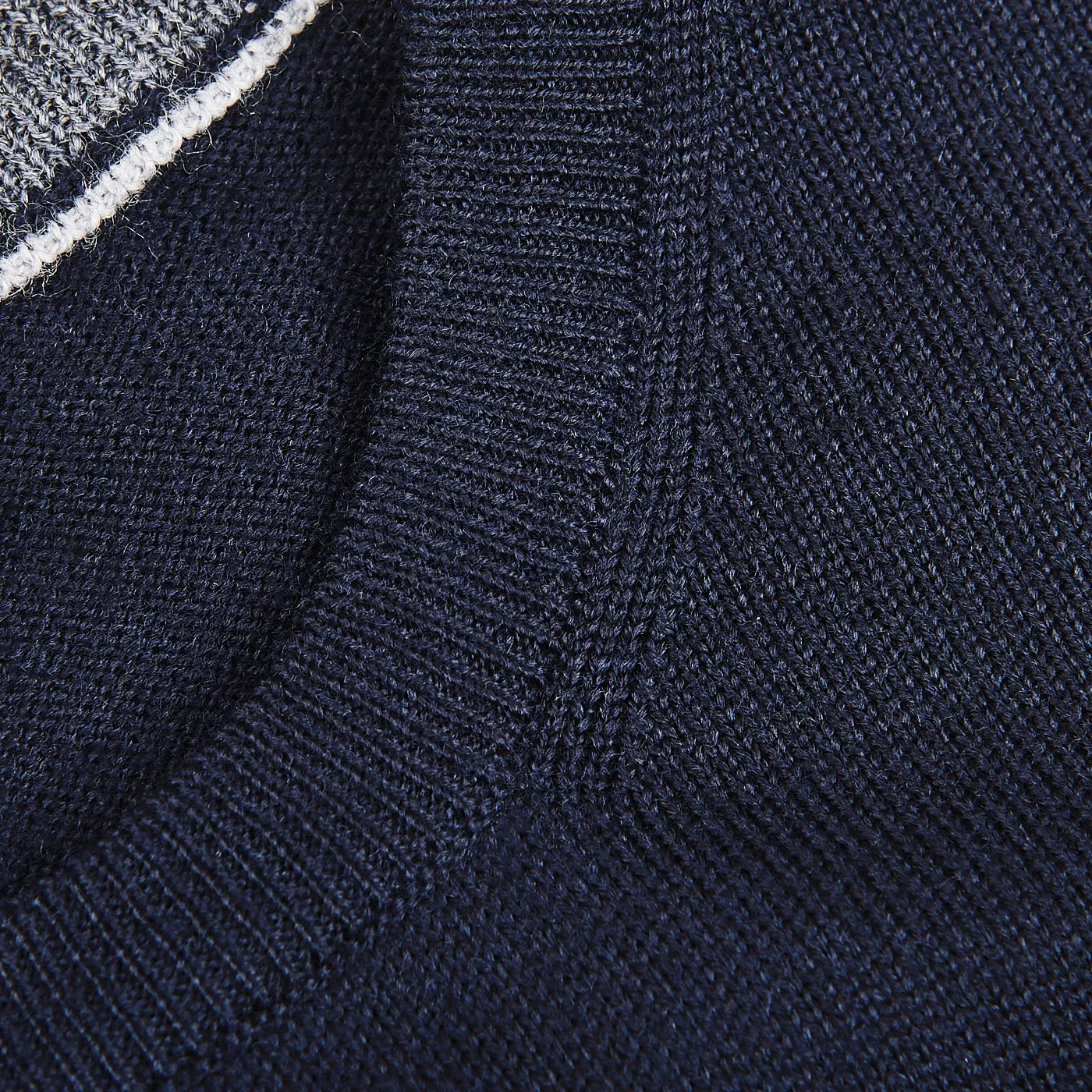 Navy Extra Fine Merino Crew Neck