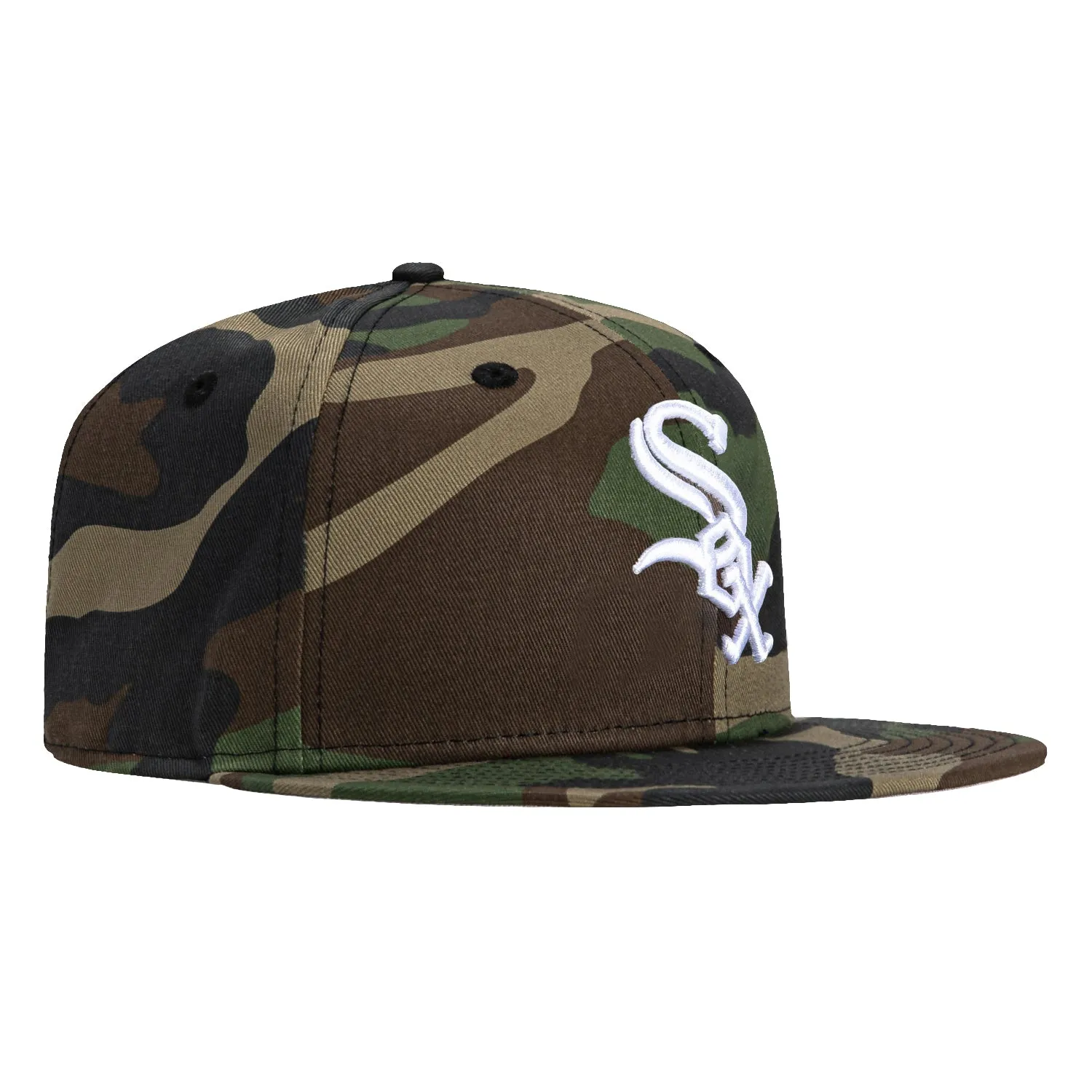 New Era 9Fifty MLB Basic Chicago White Sox Snapback Hat - Camo, White