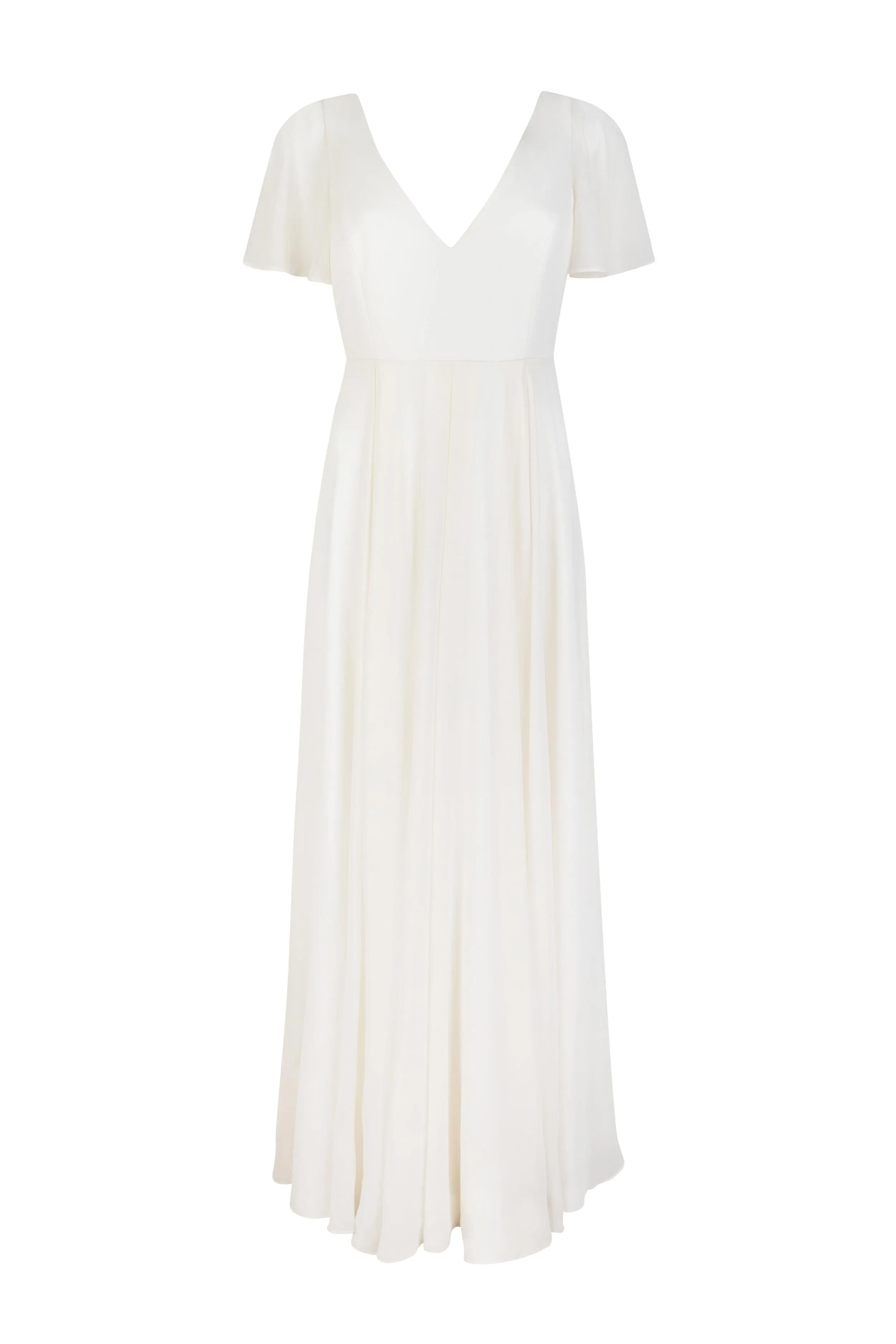 Phoebe Bridesmaid Dress In Ivory Chiffon