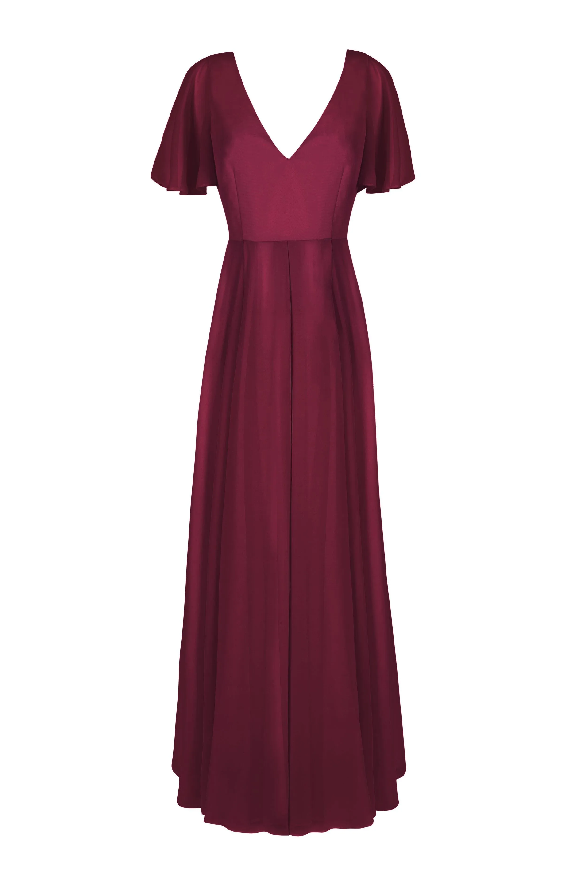 Phoebe Bridesmaid Dress In Roseberry Chiffon