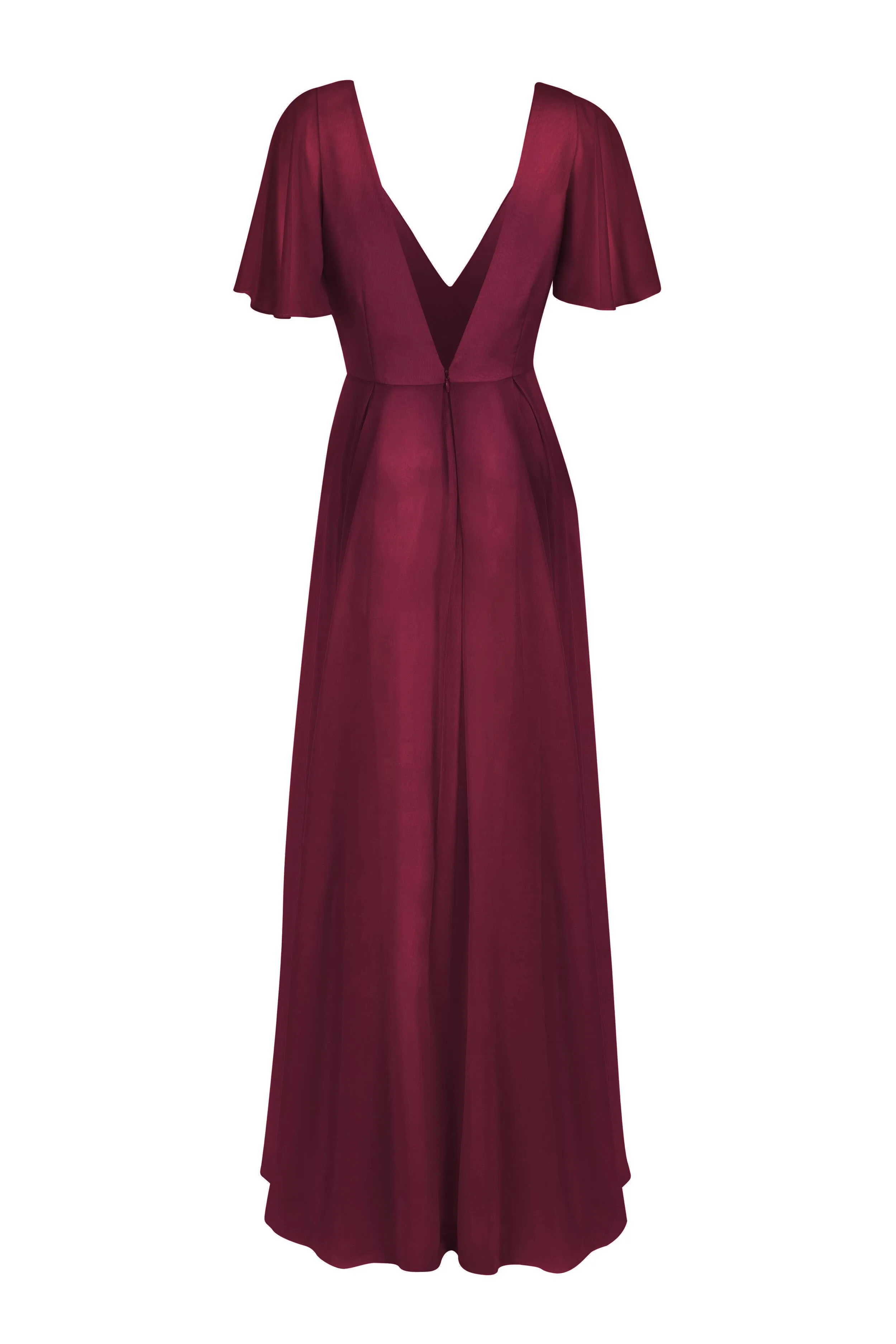 Phoebe Bridesmaid Dress In Roseberry Chiffon