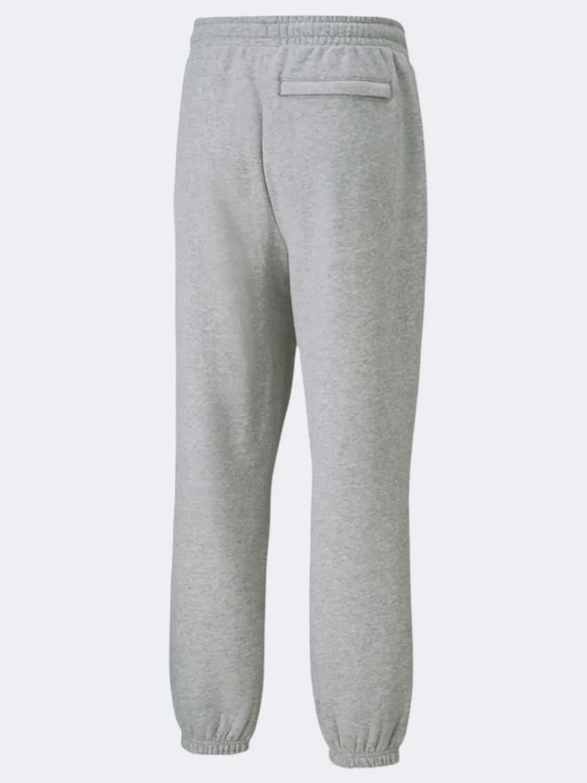 Puma Classics Small Logo Men Lifestyle Pant Light Grey Heather