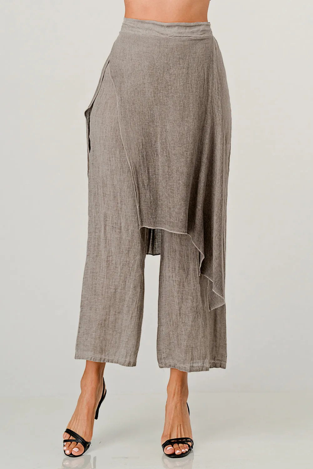 Raw Moda Linen Layered Minna Pants