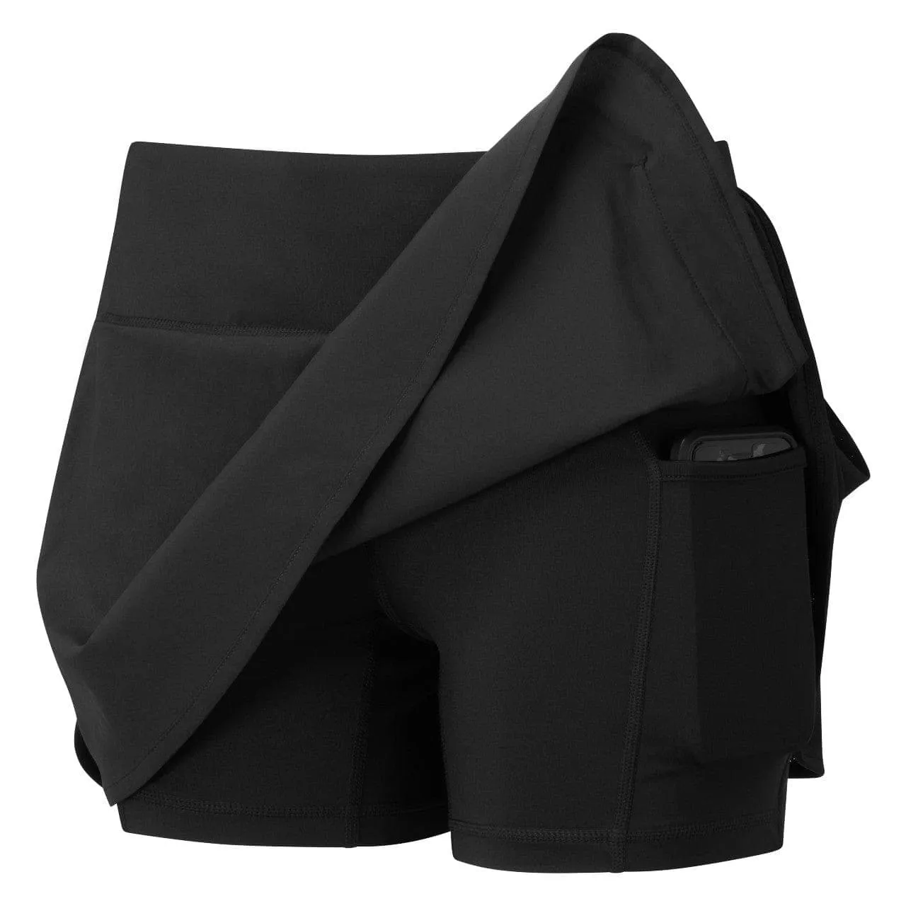 Ronhill Life Skort (Womens) - All Black