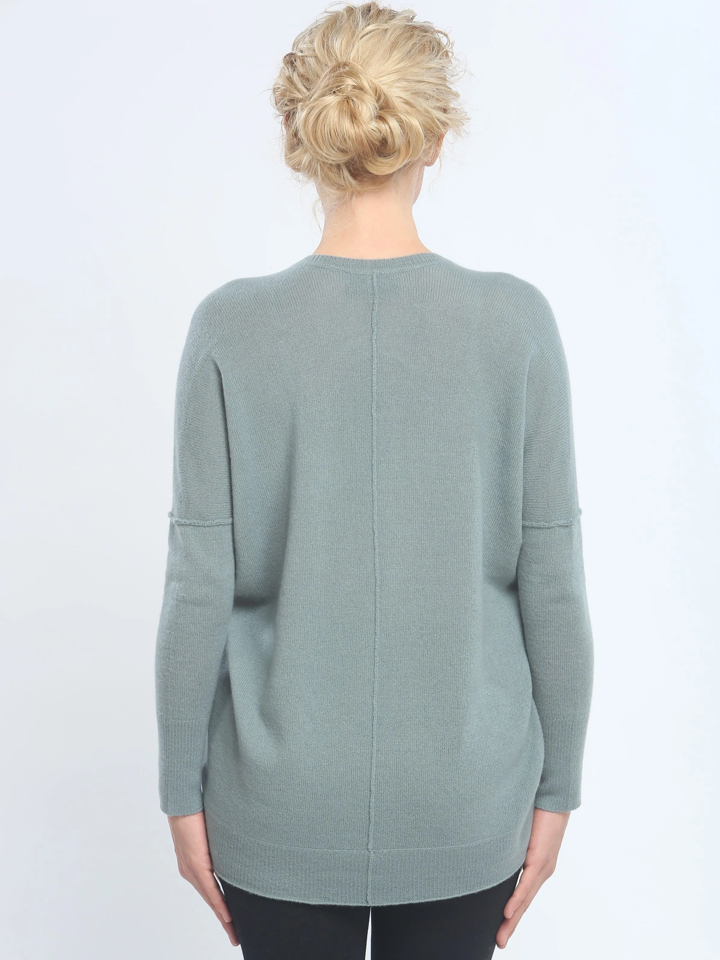 Slouchy V Neck Pullover