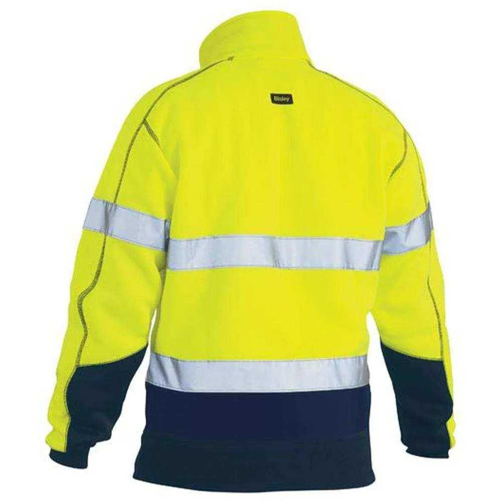 Taped Hi Vis 1/4 Fleece Pullover With Sherpa Lining BK6987T