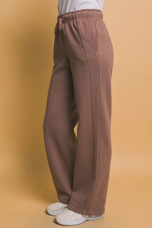 Truffle Elastic Waistband Sweatpants