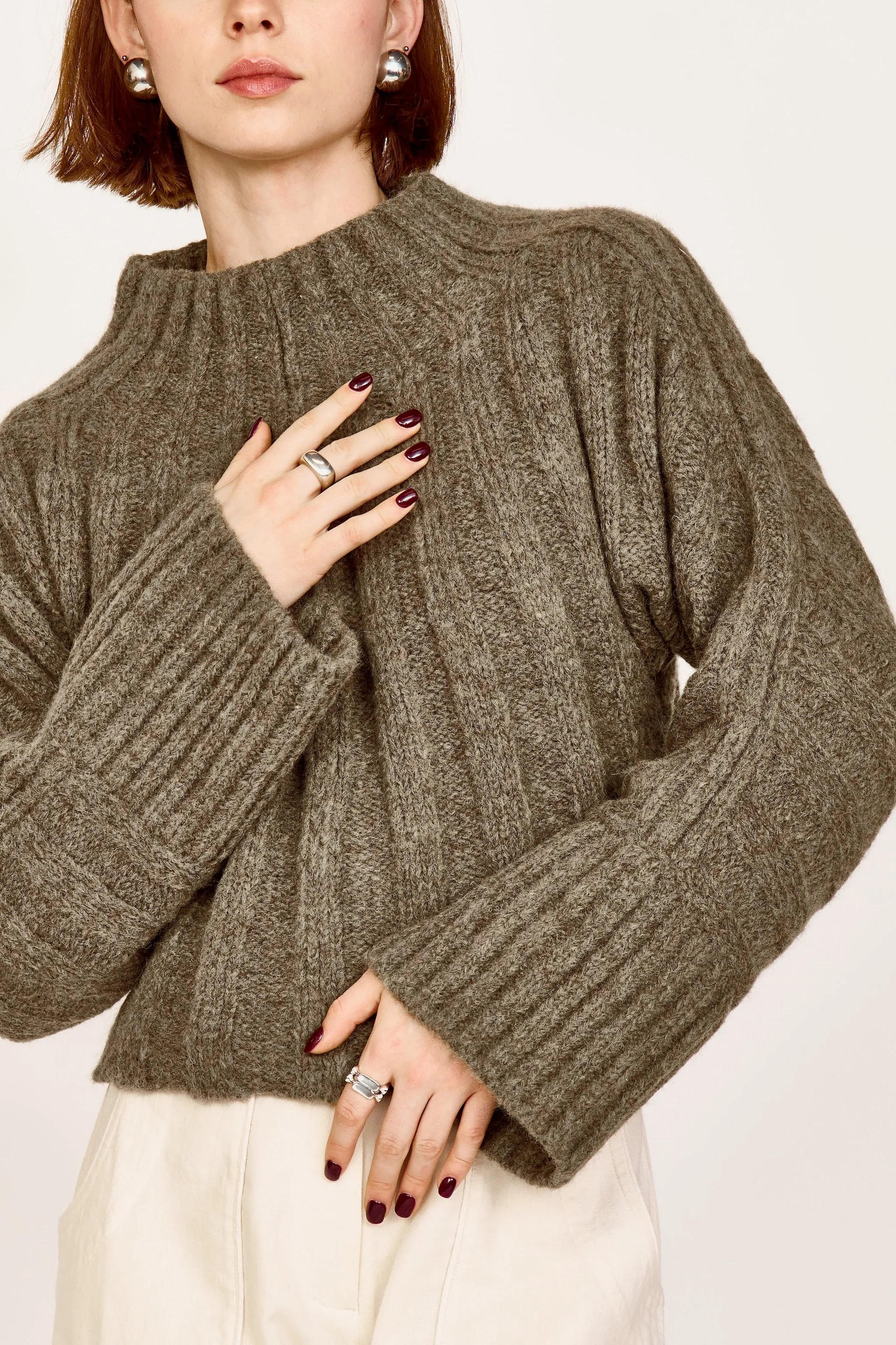 Winslow Sweater in Olive